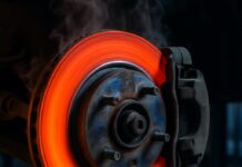 Bromsskivor varma: symptom på överhettning, orsaker, problem och lösning
